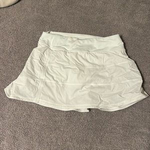 Size 4 Lululemon white skirt